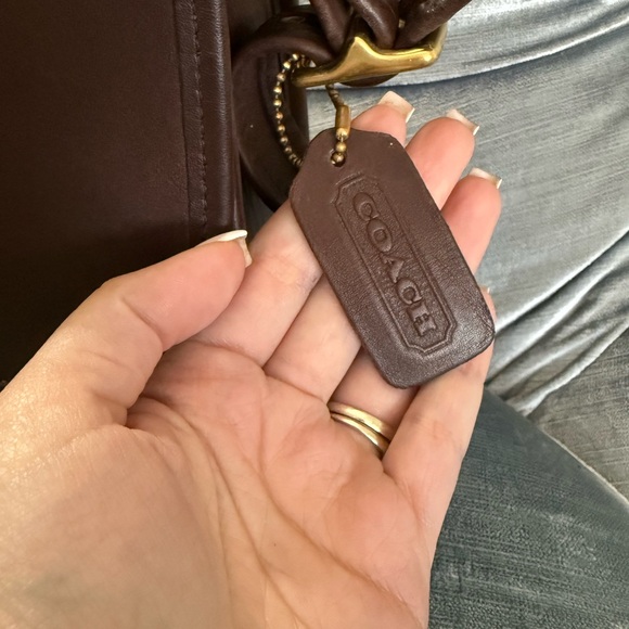 Vintage Coach Legacy Small Flap Field Bag 9965 in Mahogany with HangTag - Picture 2 of 14